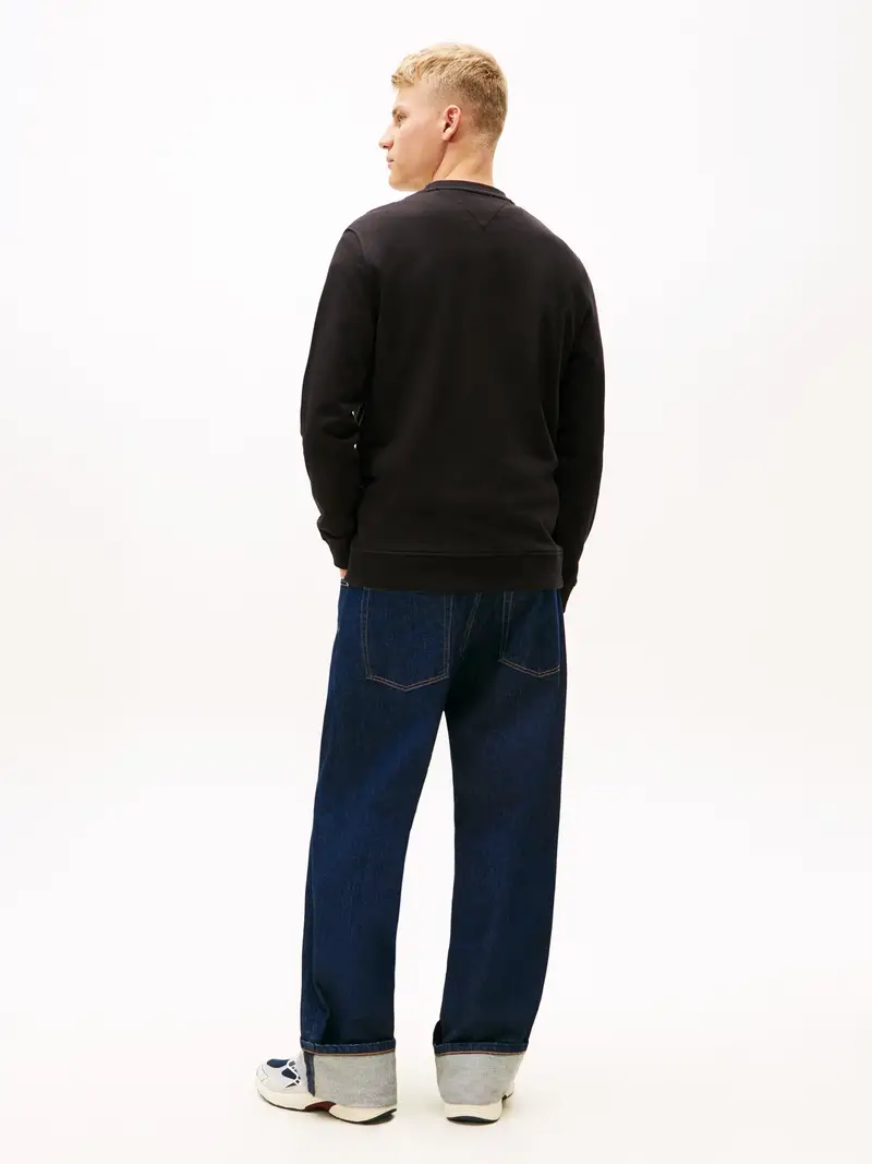 Felpa navy / rosso / nero / bianco miniatura 3