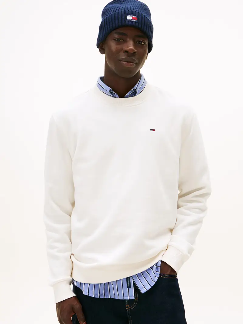 Felpa navy / rosso / offwhite miniatura 2