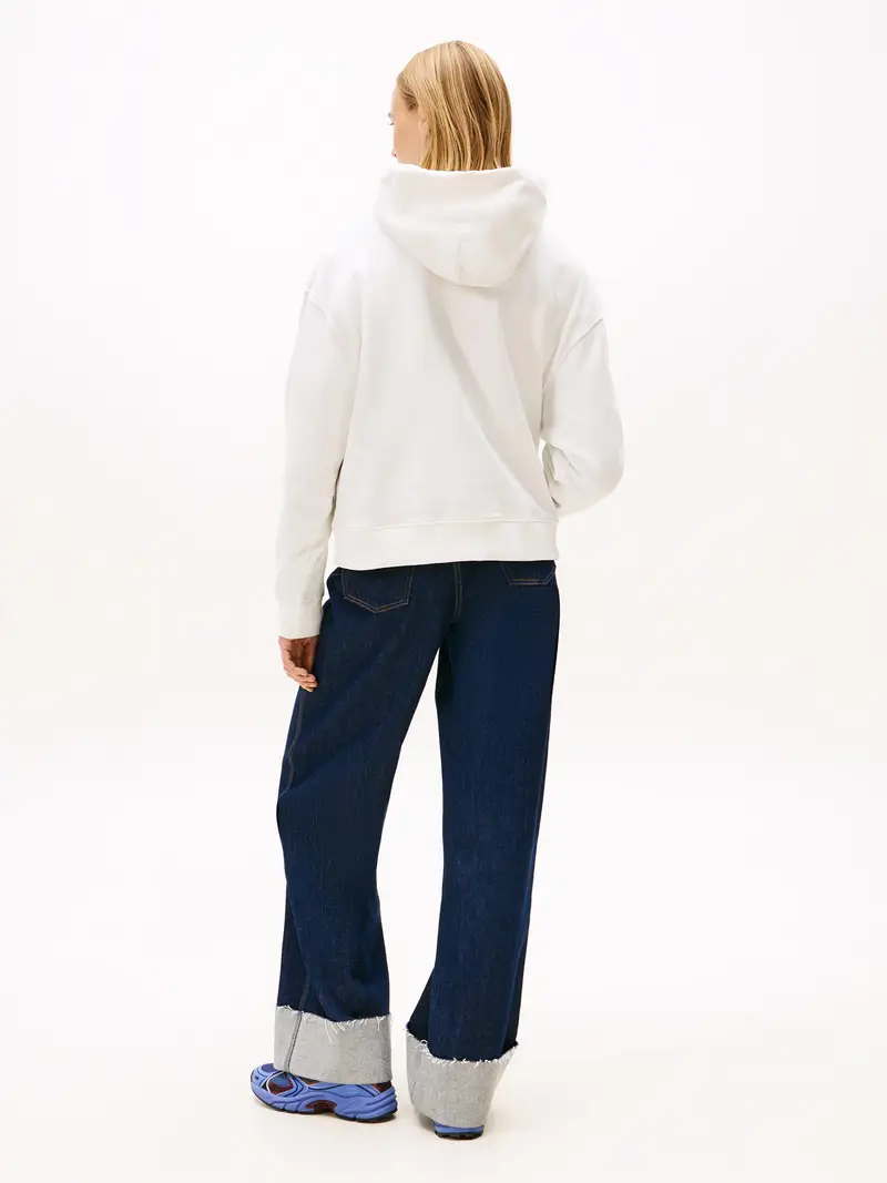 Felpa rosa / bianco miniatura 3