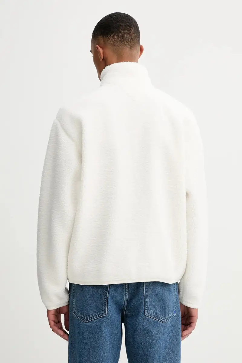 felpa uomo colore beige con applicazione DM0DM22078 miniatura 3