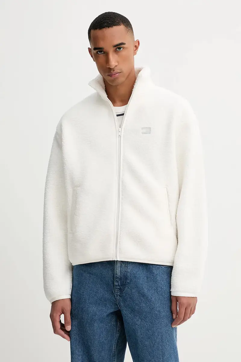 felpa uomo colore beige con applicazione DM0DM22078