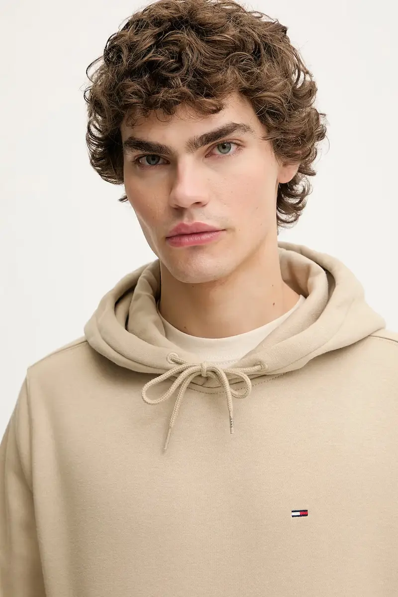 felpa uomo colore beige con cappuccio DM0DM20742 miniatura 4