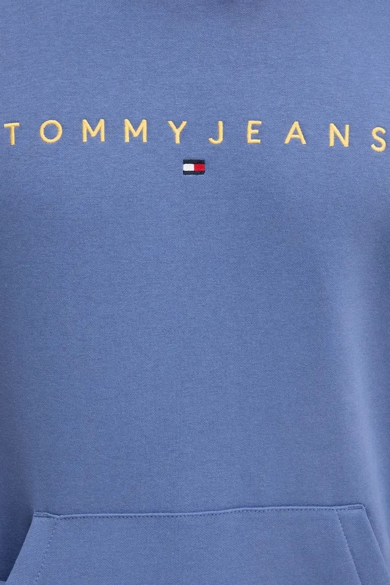 felpa uomo colore beige con cappuccio DM0DM20746 Blu miniatura 4