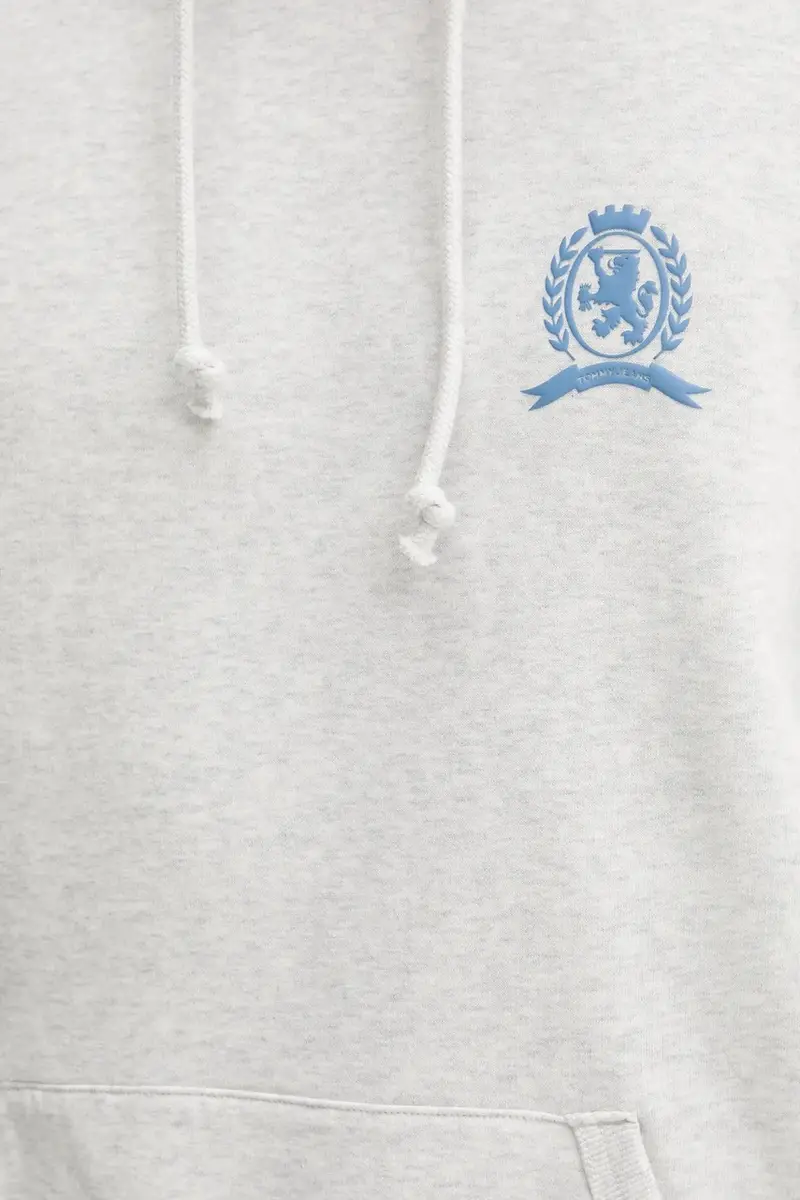 felpa uomo colore grigio con cappuccio DM0DM22085 miniatura 5