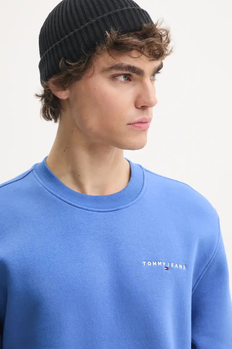 felpa uomo colore turchese DM0DM20249 Violetto miniatura 4