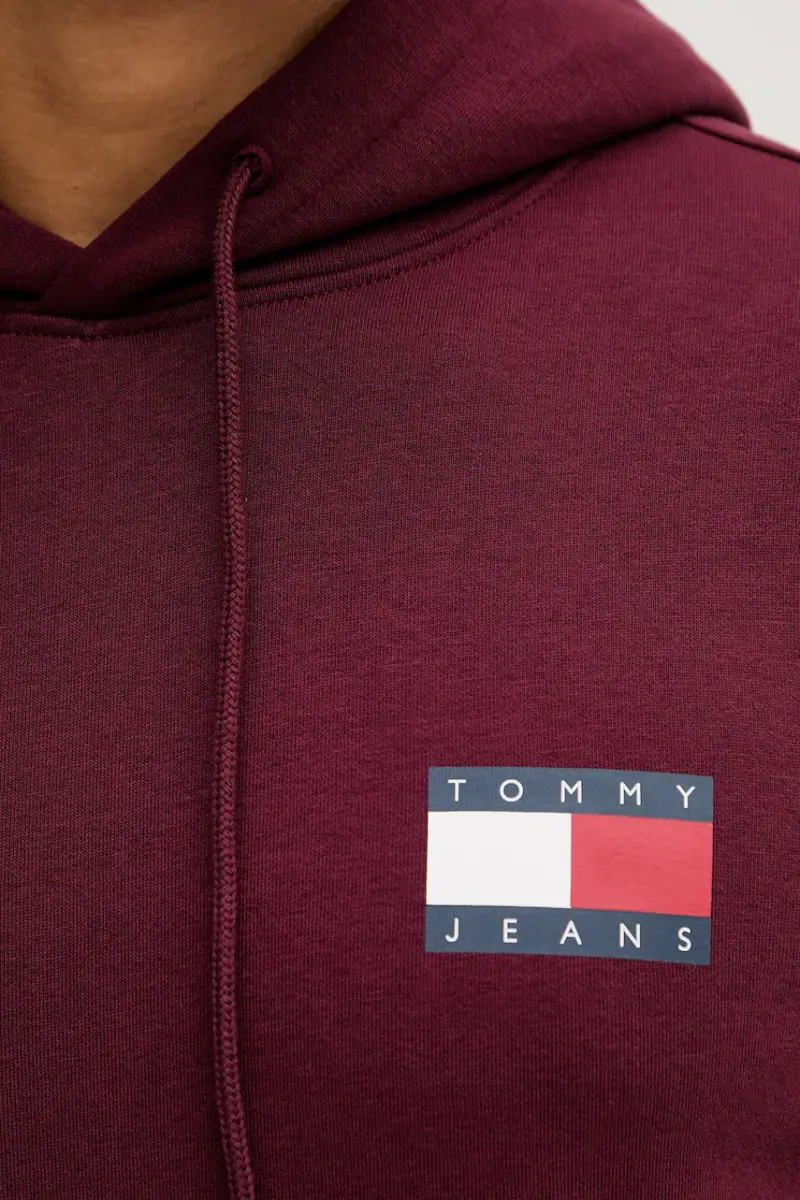 felpa uomo colore verde con cappuccio con applicazione DM0DM20738 Granata miniatura 5