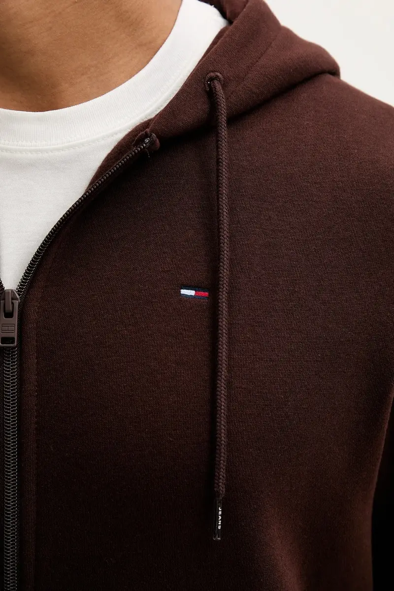 felpa uomo colore verde con cappuccio DM0DM20743 Marrone miniatura 5