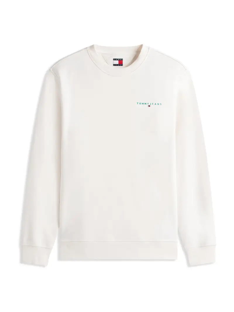 Felpa verde / bianco naturale