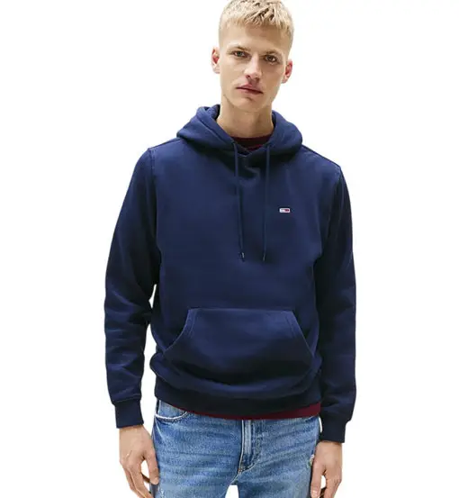 Flag Hoodie - felpa con cappuccio - uomo Blue