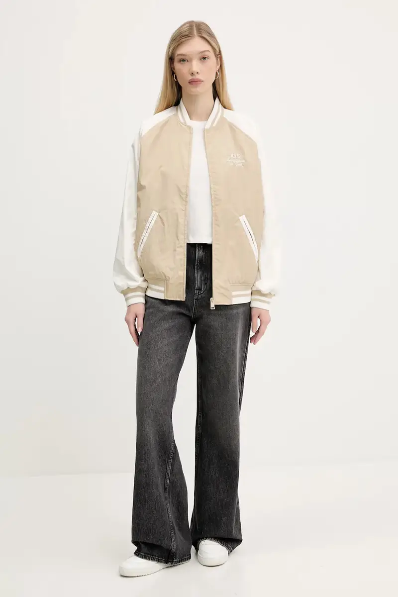 giacca bomber colore beige DW0DW21432 miniatura 2