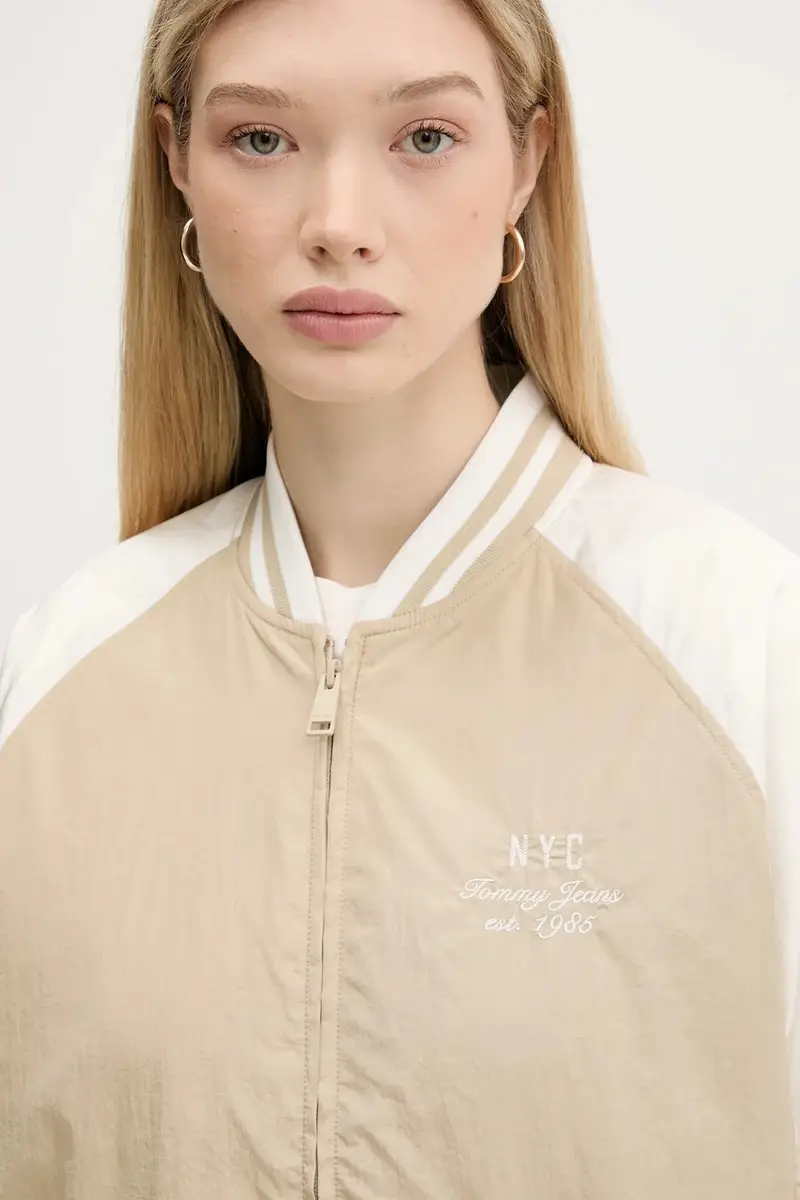 giacca bomber colore beige DW0DW21432 miniatura 4