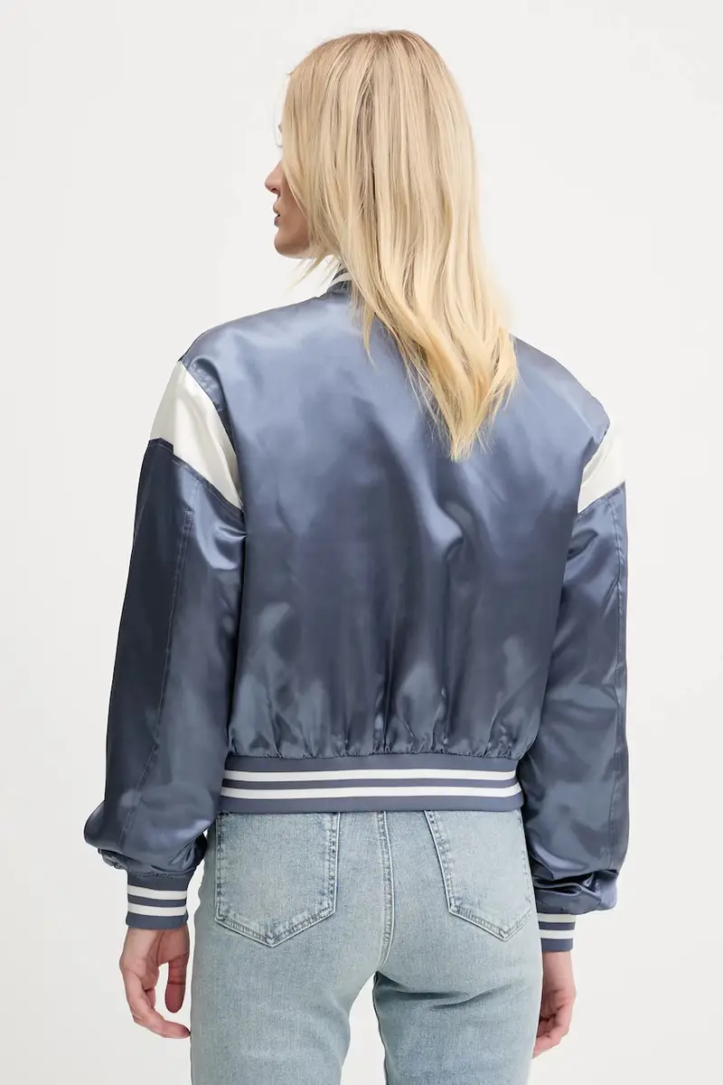 giacca bomber colore blu DW0DW20960 miniatura 3