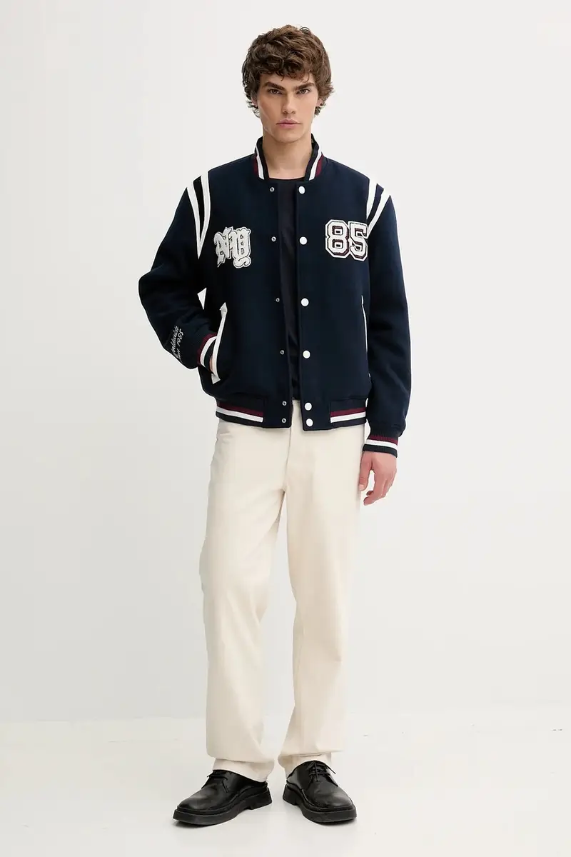 giacca bomber colore blu navy DM0DM22043 miniatura 2