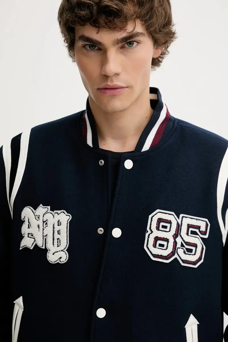 giacca bomber colore blu navy DM0DM22043 miniatura 4