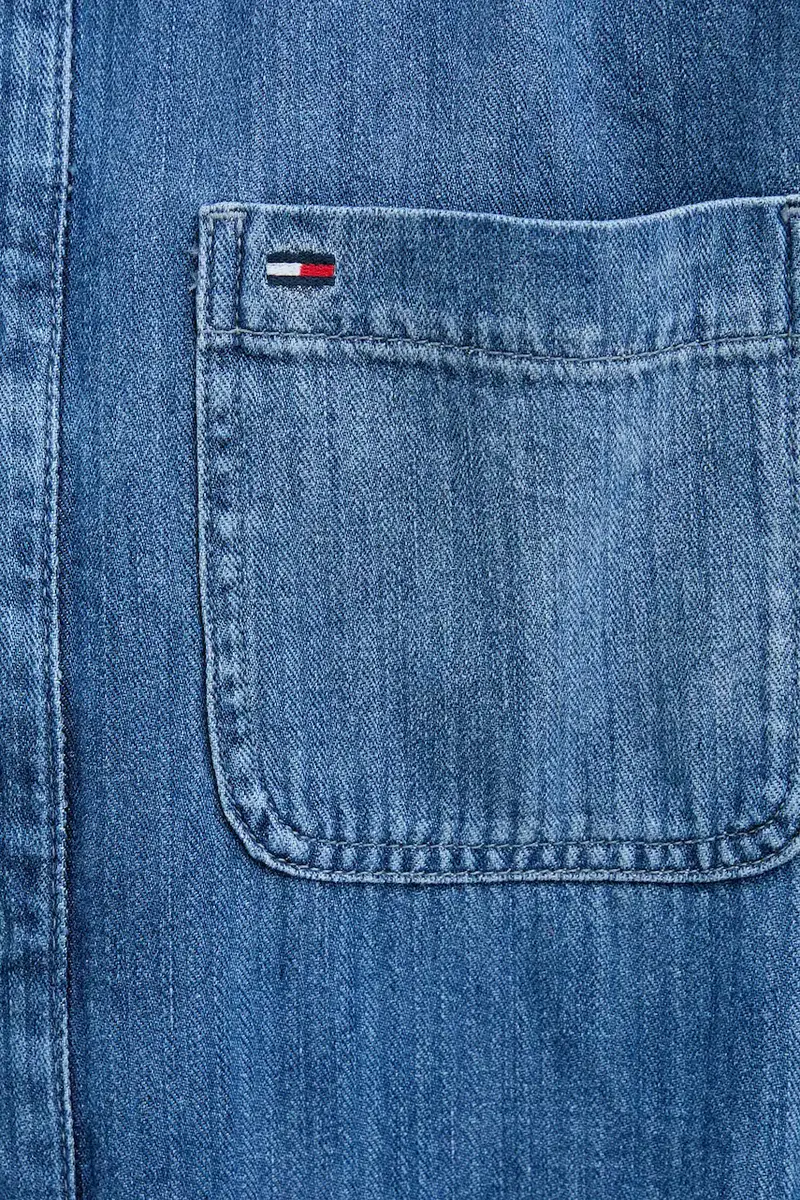 giacca camicia colore blu DM0DM21241 miniatura 5