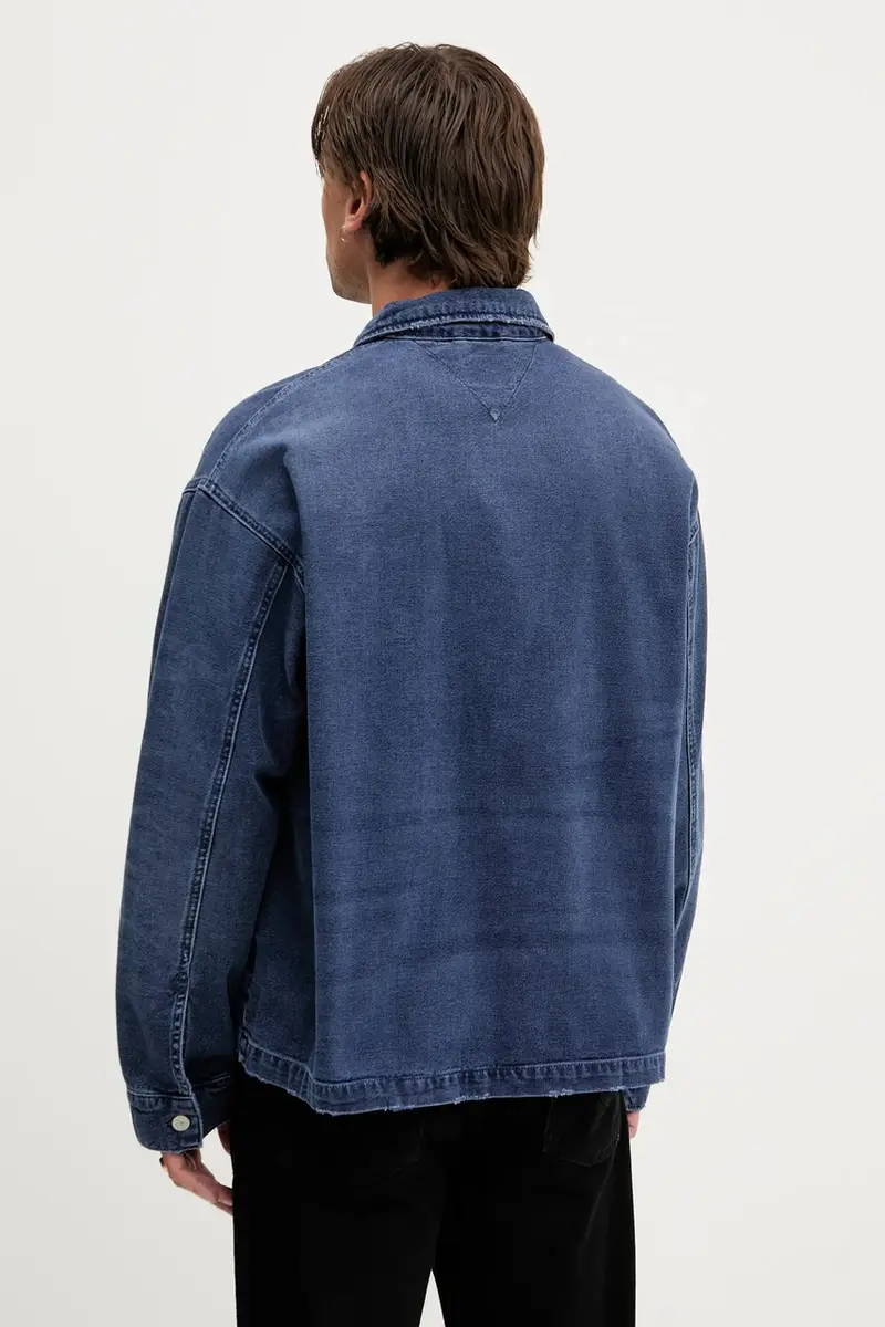 giacca camicia colore blu navy DM0DM21833 miniatura 3