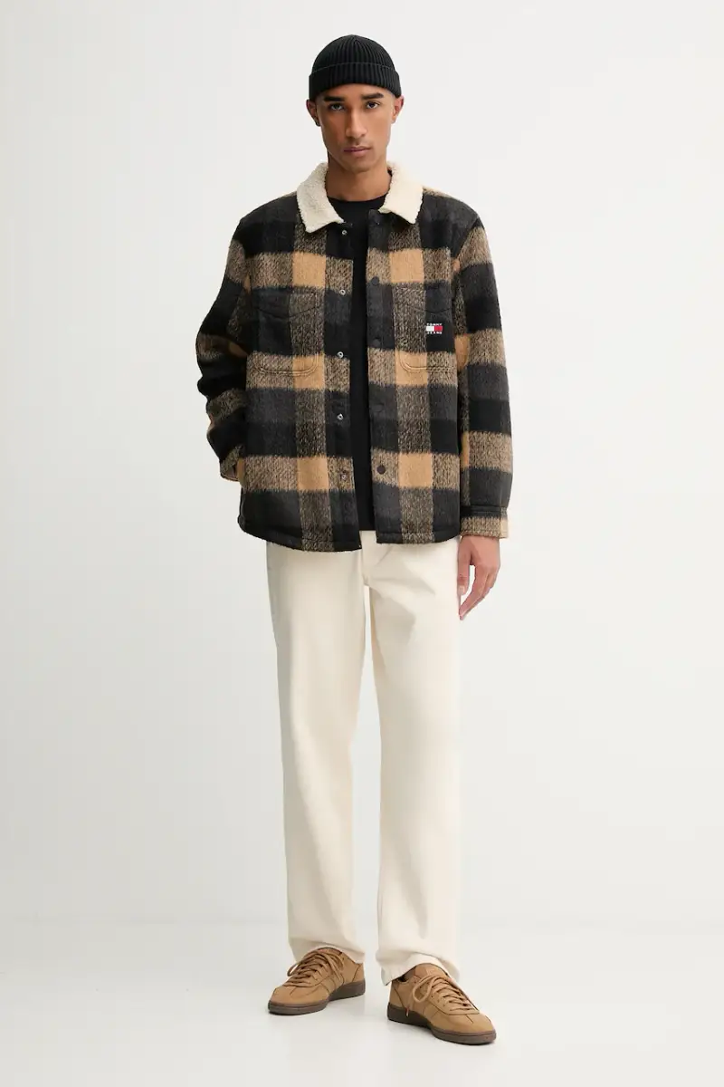 giacca camicia colore nero DM0DM22010 miniatura 2