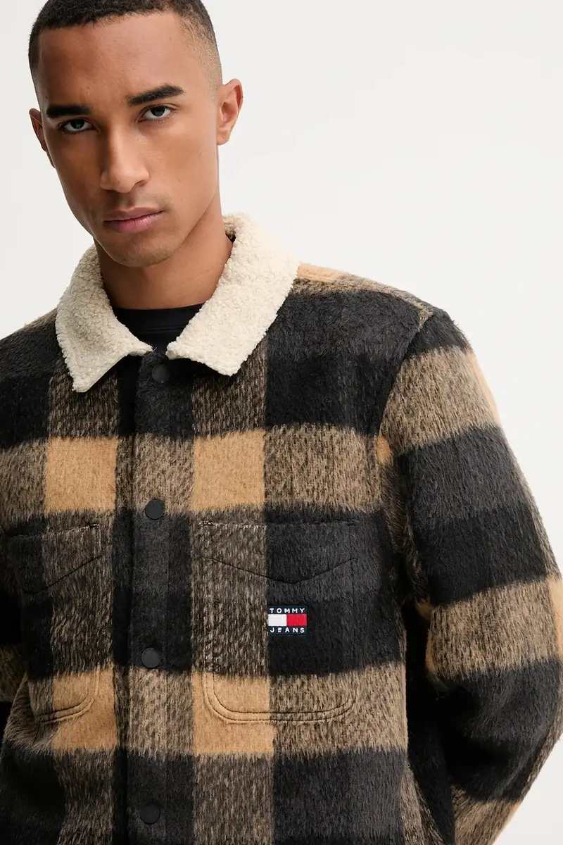 giacca camicia colore nero DM0DM22010 miniatura 4