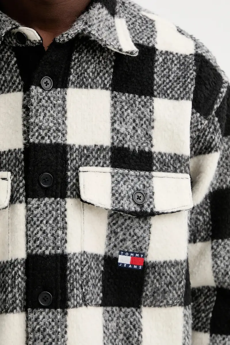 giacca camicia uomo colore nero DM0DM22013 miniatura 4