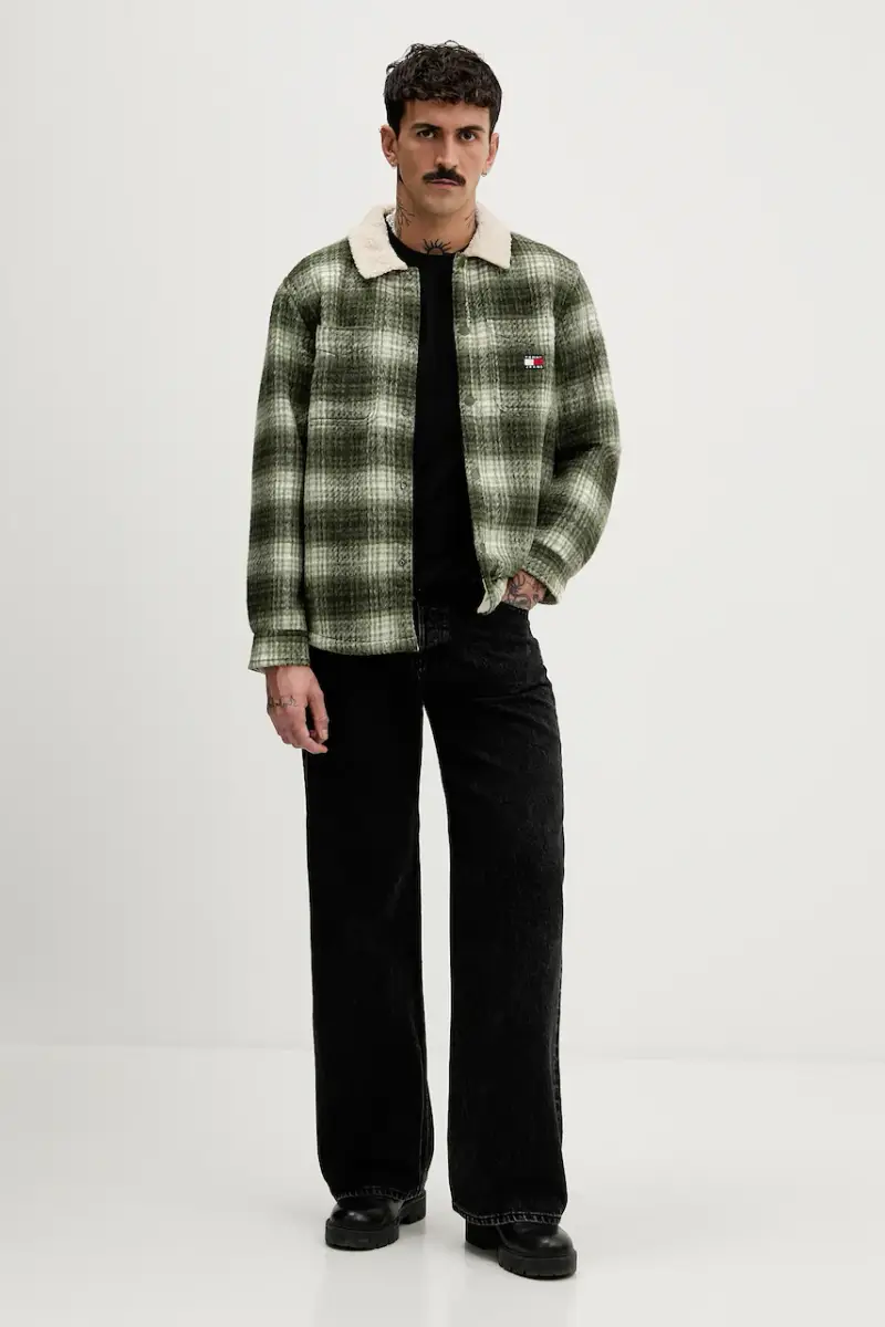 giacca camicia Verde miniatura 2