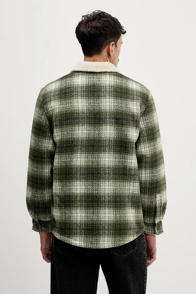 giacca camicia Verde miniatura 3