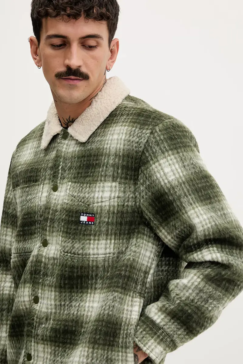 giacca camicia Verde miniatura 4