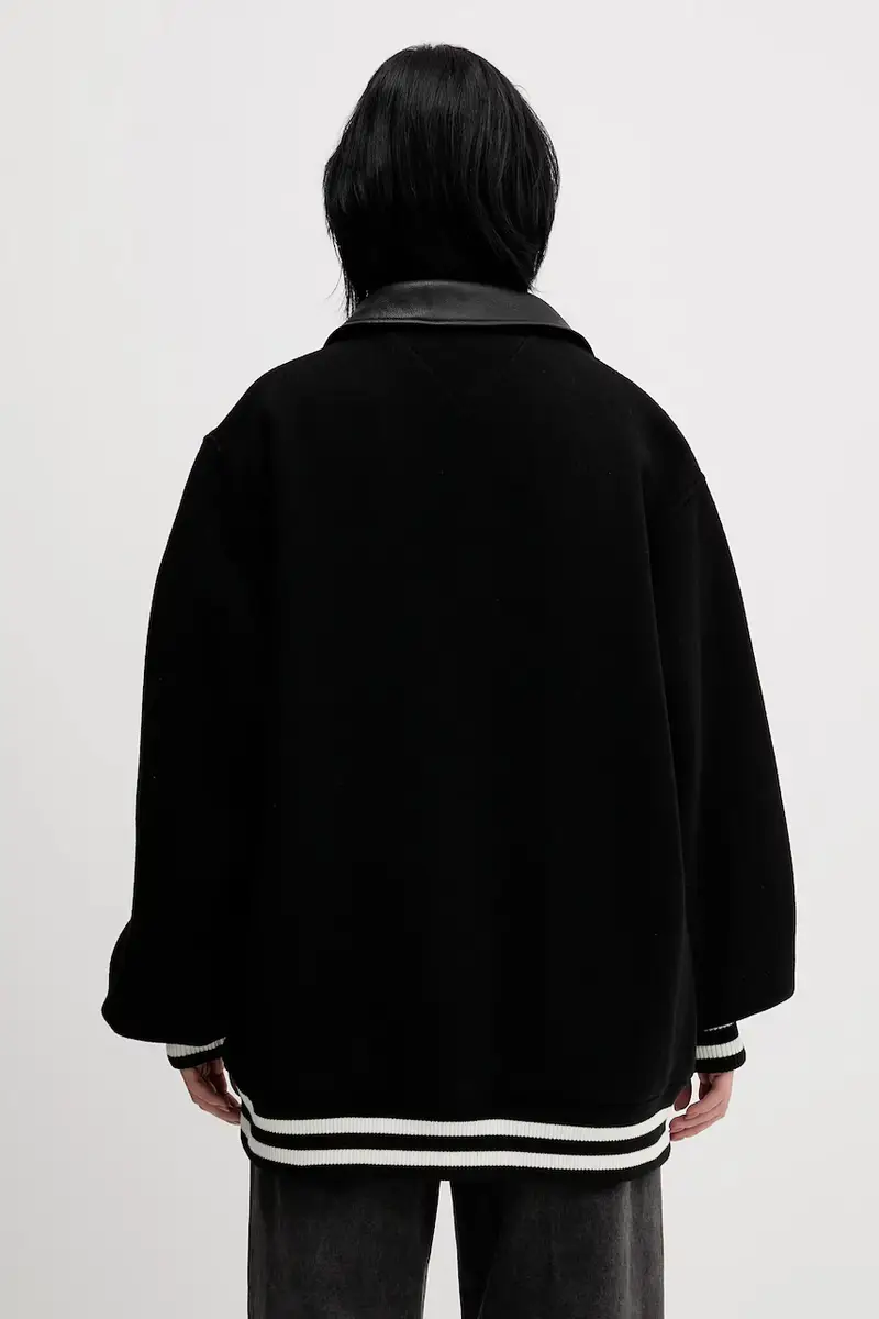 giacca con lana colore nero DN0DN00093 miniatura 3