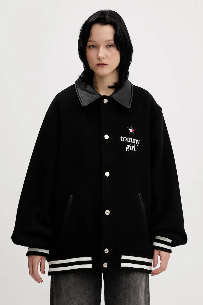 giacca con lana colore nero DN0DN00093