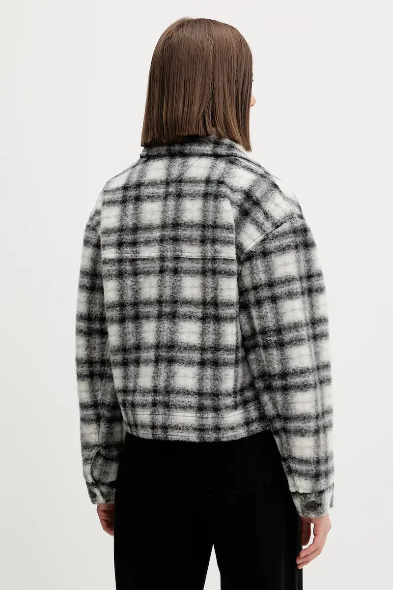 giacca con lana Nero miniatura 3