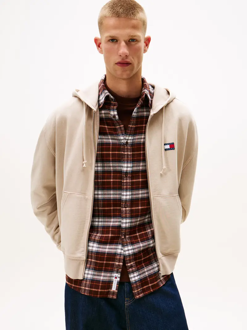 Giacca di felpa '90S NEW CLSSCS' marino / talpa / rosso / bianco miniatura 2