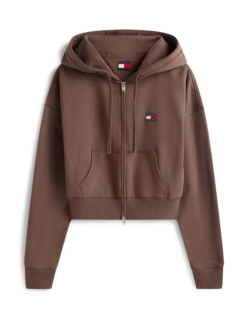 Giacca di felpa castano / mirtillo / bianco