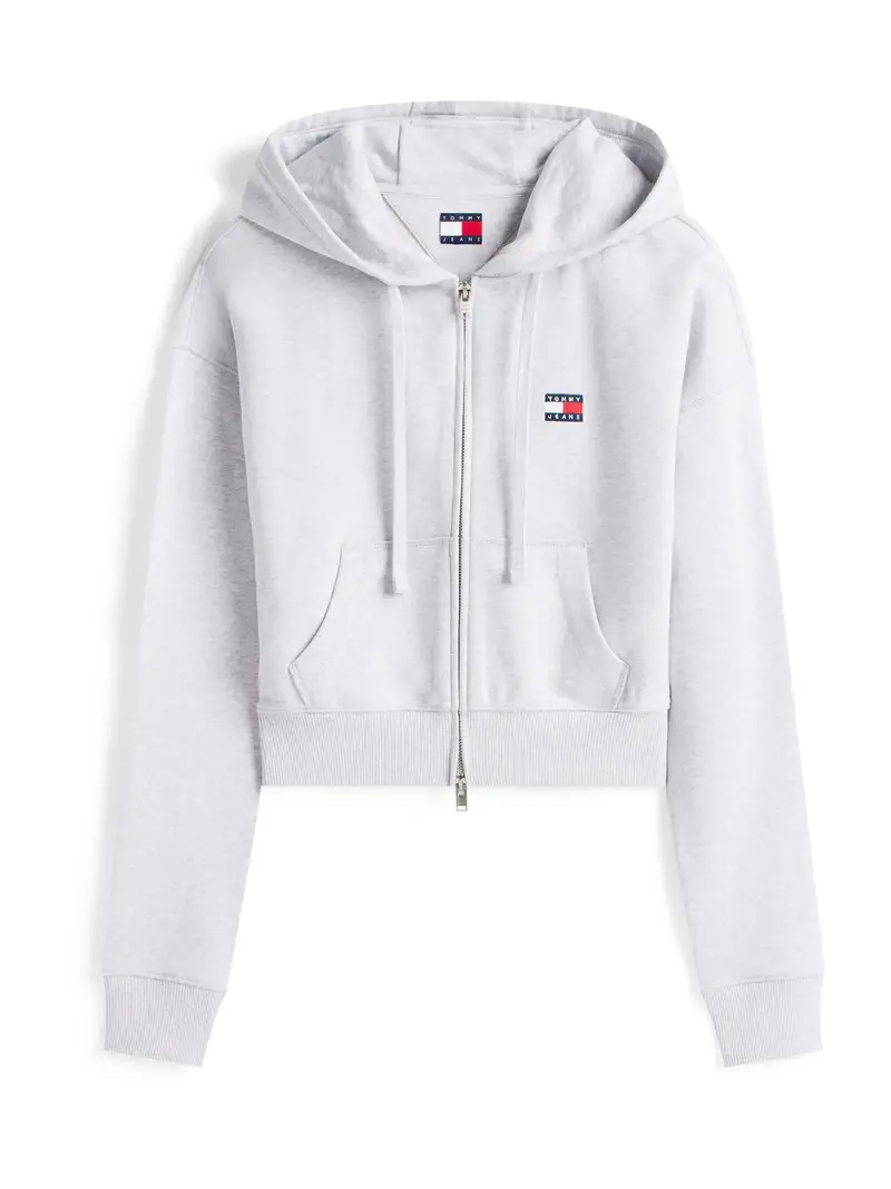 Giacca di felpa grigio chiaro