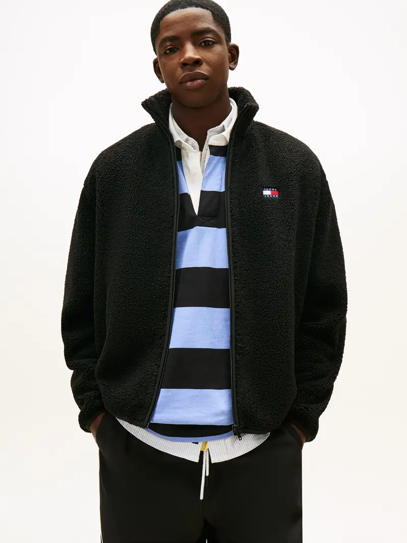 Giacca di felpa nero miniatura 2