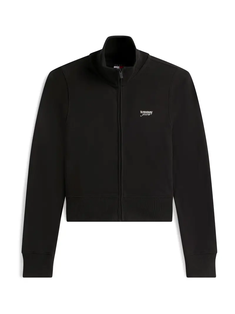 Giacca di felpa nero / argento