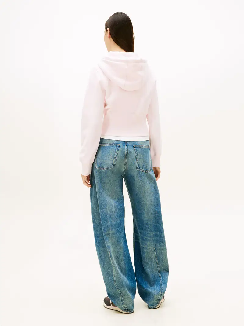 Giacca di felpa rosa pastello miniatura 3