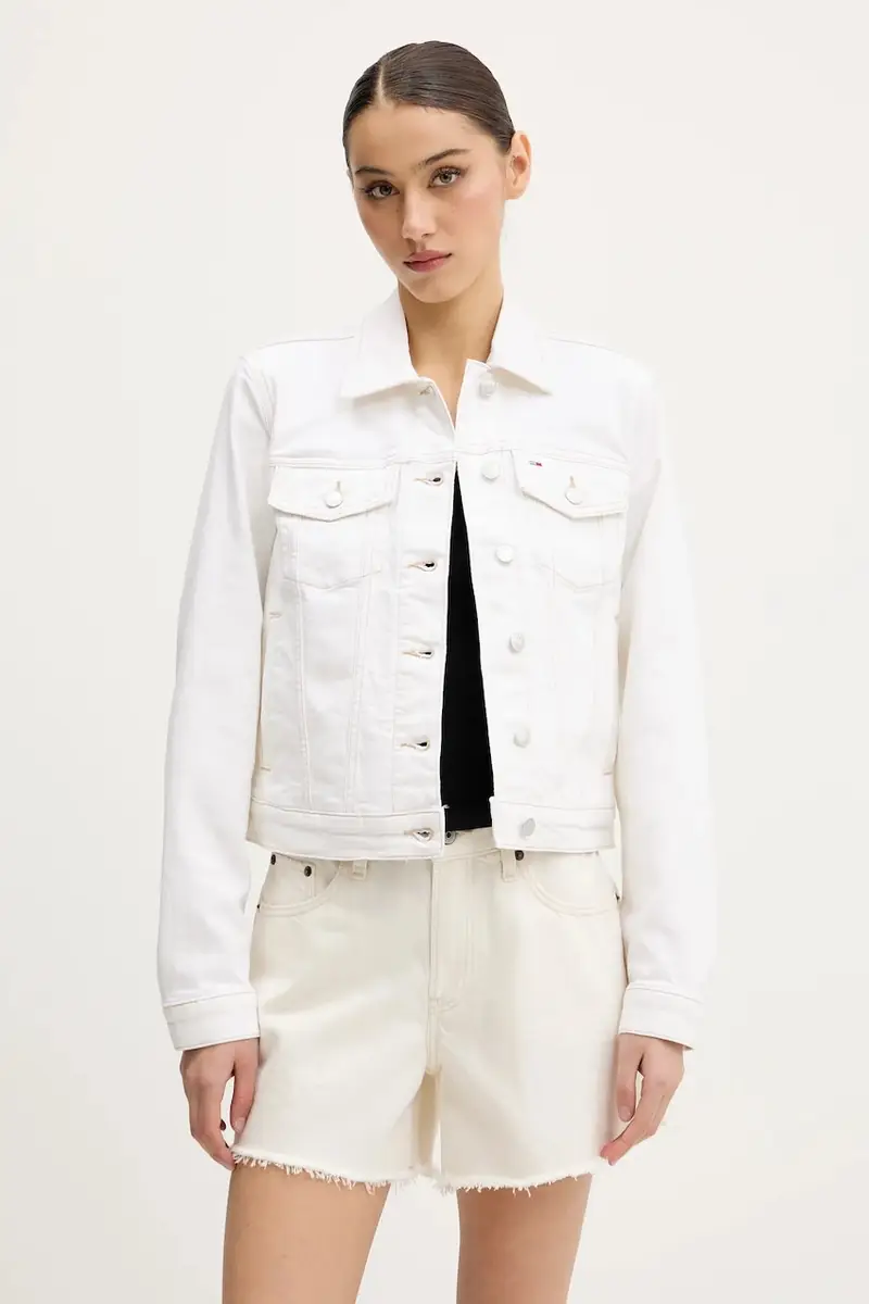 giacca di jeans colore beige DW0DW20121