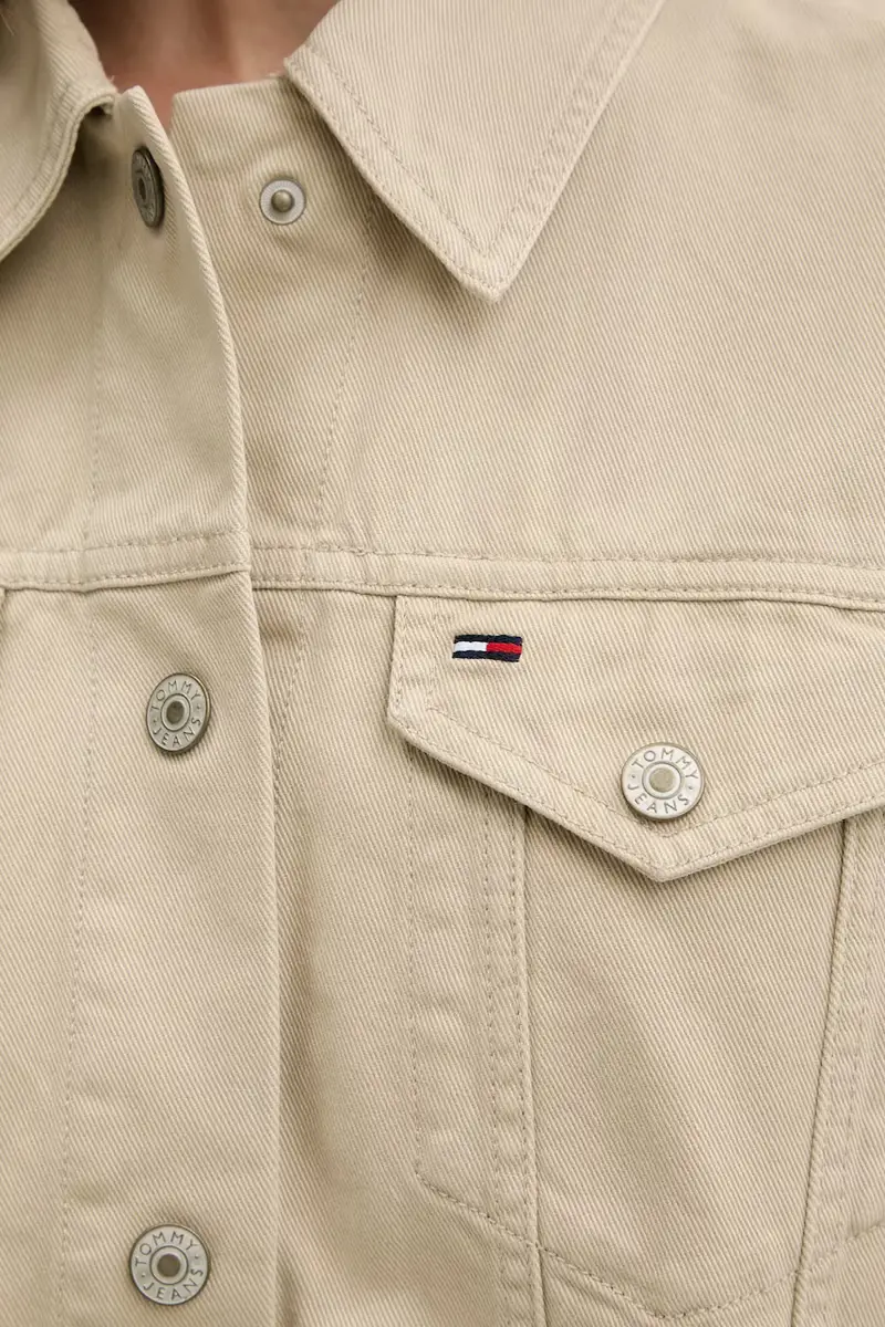 giacca di jeans colore beige DW0DW21431 miniatura 5