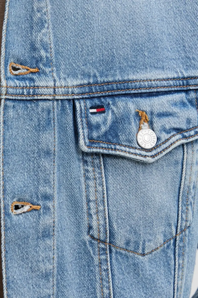 giacca di jeans colore blu DM0DM21916 miniatura 5