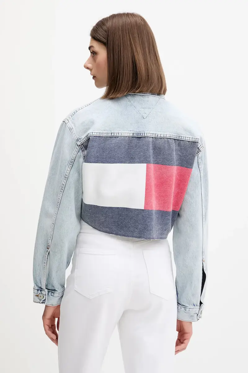 giacca di jeans colore blu DW0DW21063 miniatura 3