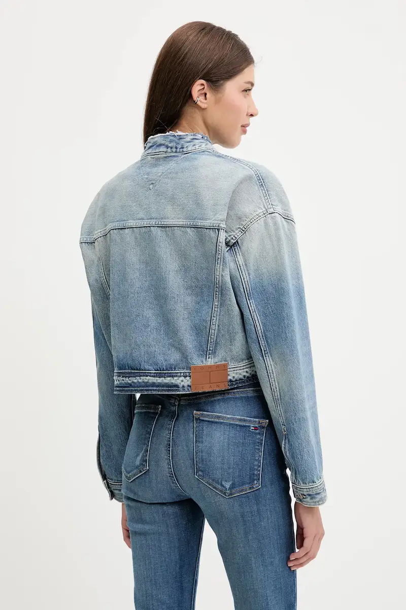 giacca di jeans colore blu DW0DW21195 miniatura 3