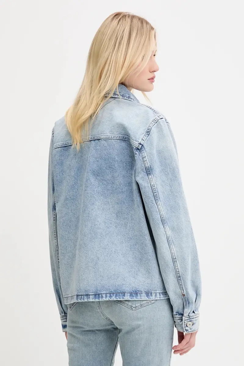 giacca di jeans colore blu DW0DW21411 miniatura 3