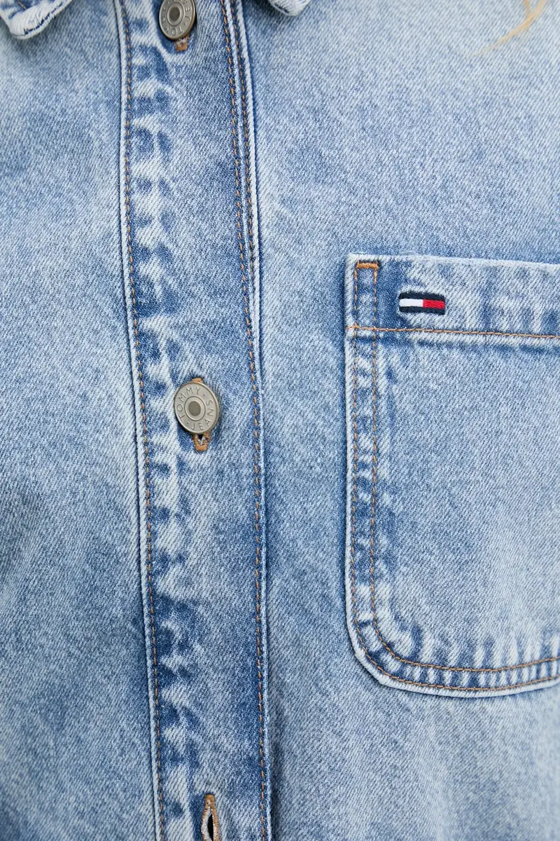 giacca di jeans colore blu DW0DW21411 miniatura 5