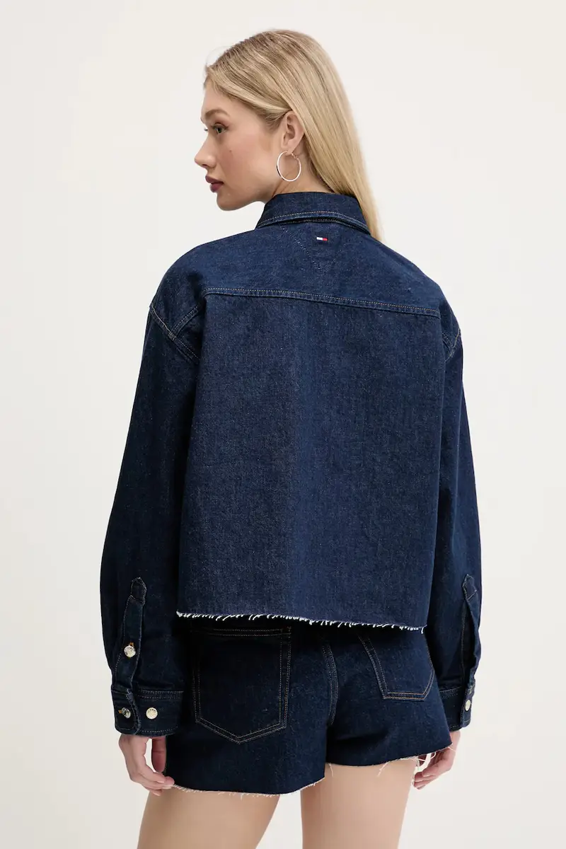 giacca di jeans colore blu navy DW0DW20567 miniatura 3