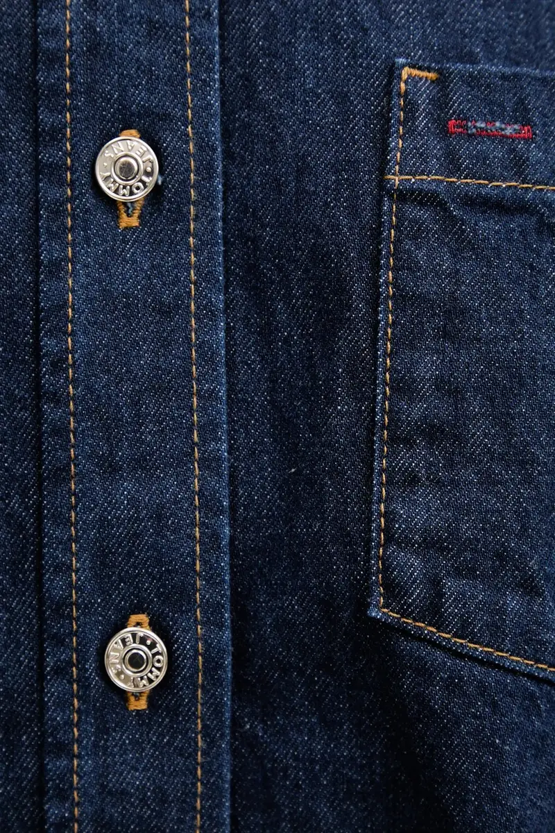 giacca di jeans colore blu navy DW0DW20567 miniatura 5