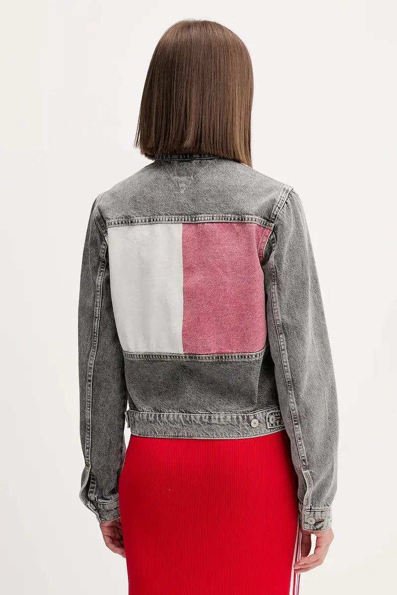 giacca di jeans colore grigio DW0DW21555 miniatura 3