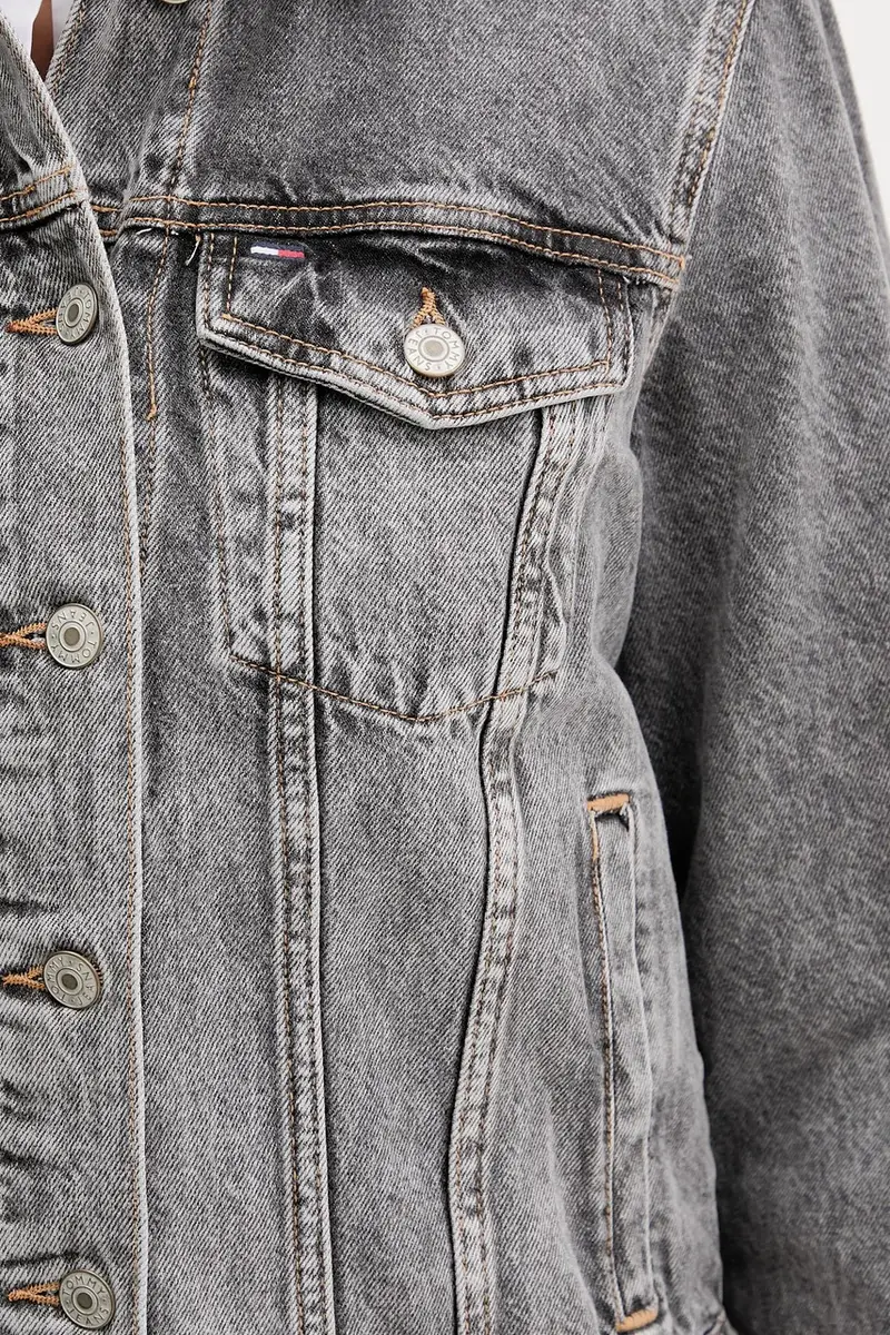 giacca di jeans colore grigio DW0DW21555 miniatura 5