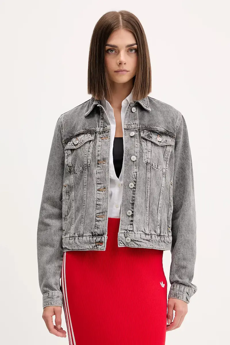 giacca di jeans colore grigio DW0DW21555