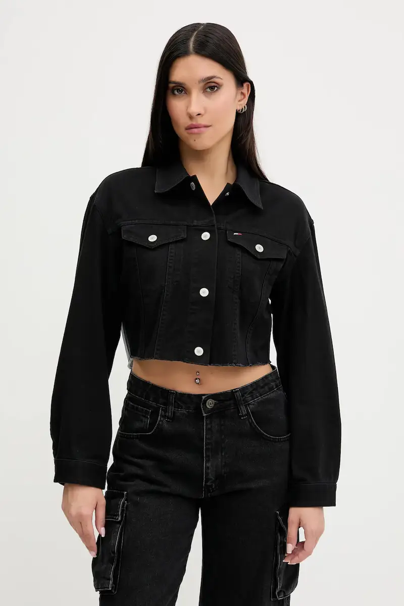 giacca di jeans colore nero DW0DW21431 miniatura 3