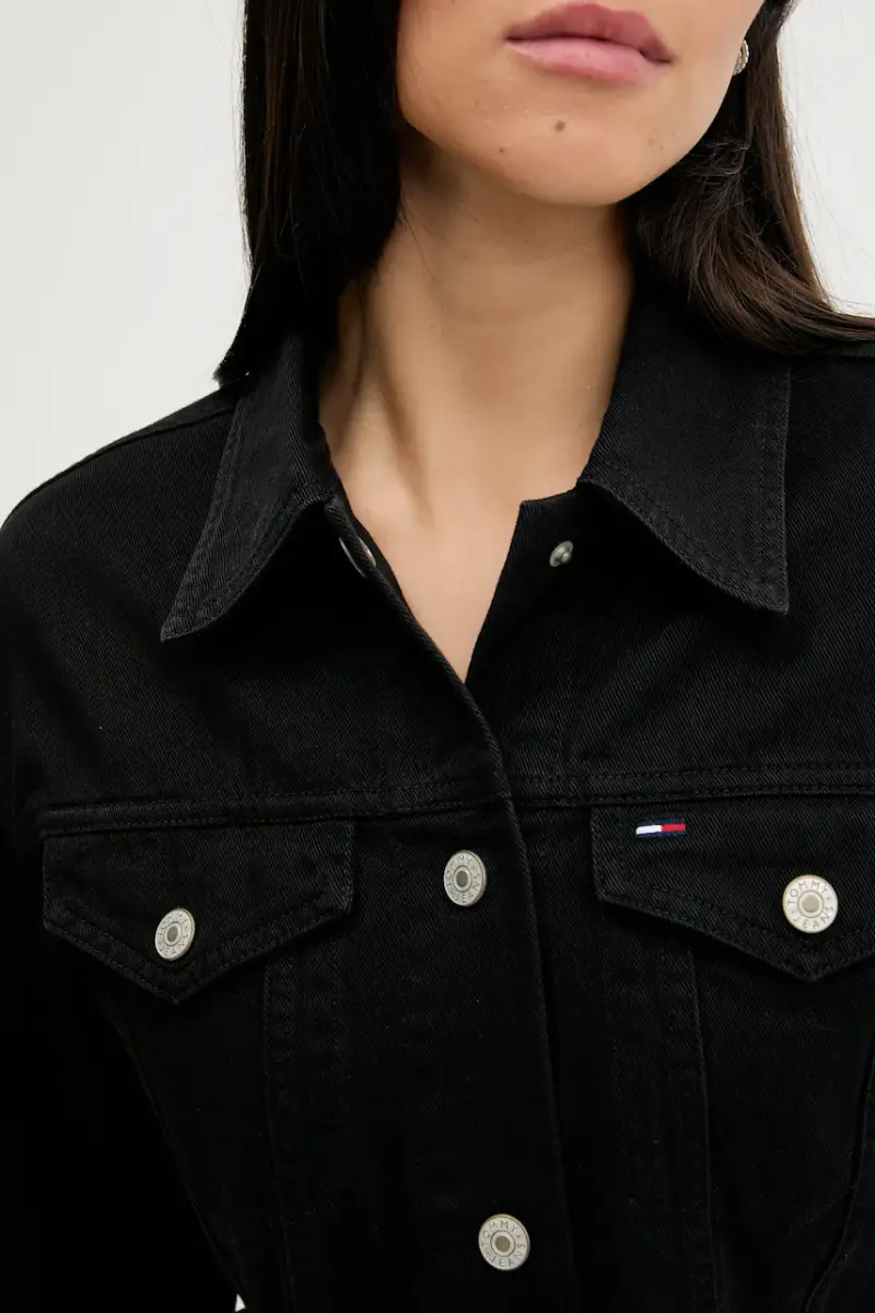 giacca di jeans colore nero DW0DW21431 miniatura 5