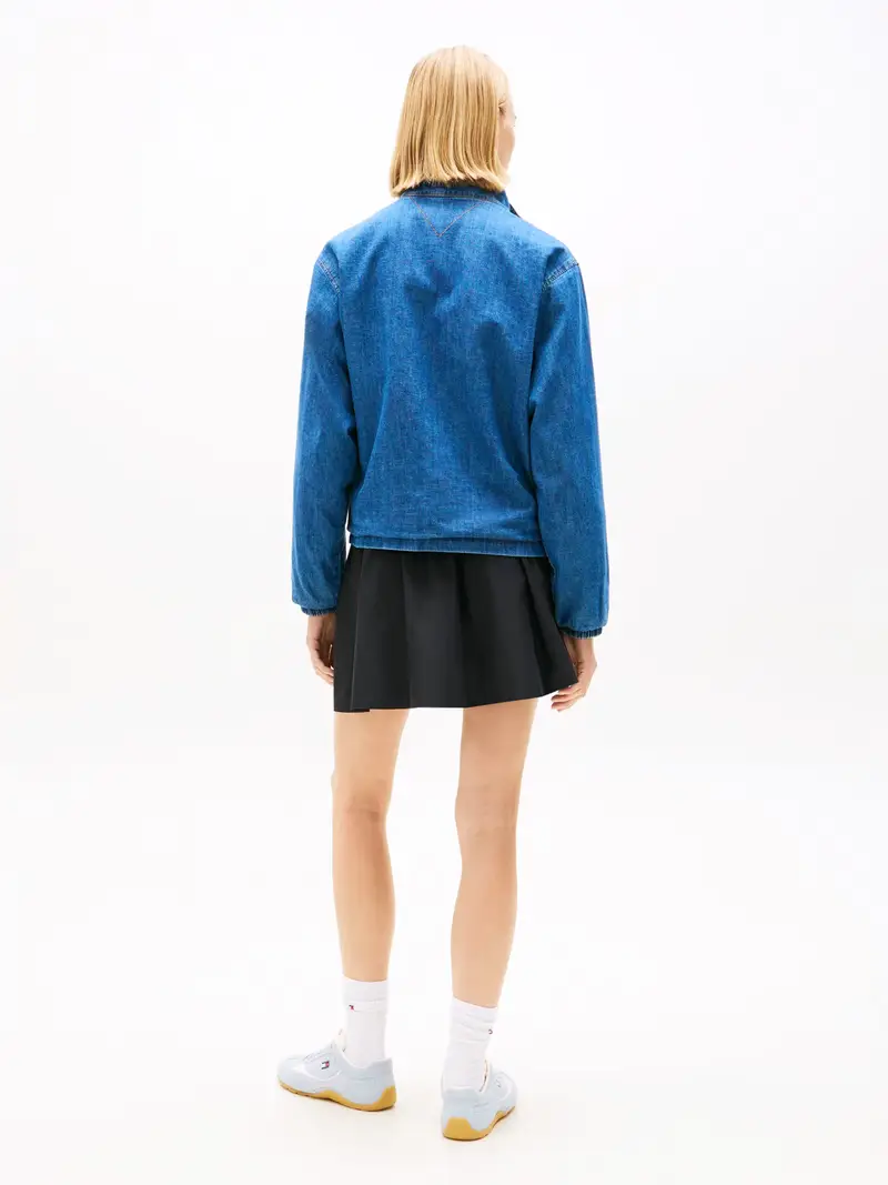 Giacca di mezza stagione CHAMBRAY blu denim miniatura 3